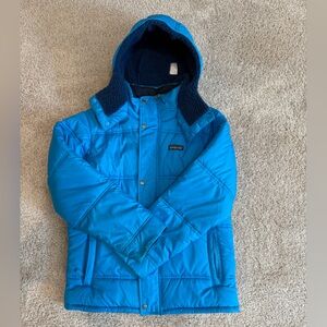 Patagonia Kids Vibrant Blue Puffer Coat